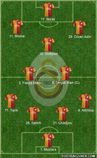 Galatasaray SK Formation 2014