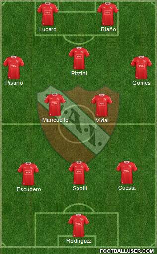 Independiente Formation 2014