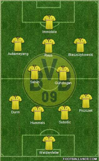 Borussia Dortmund Formation 2014