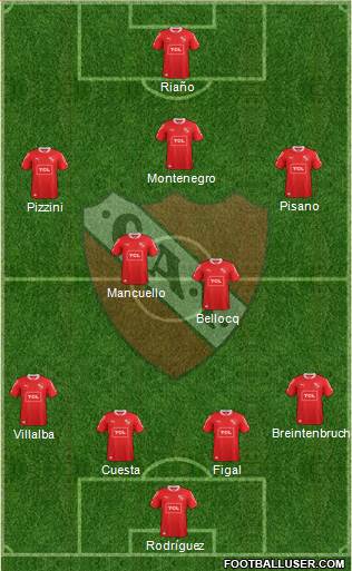 Independiente Formation 2014