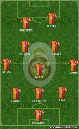 Galatasaray SK Formation 2014