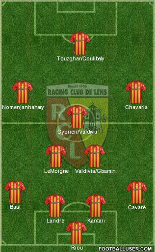 Racing Club de Lens Formation 2014
