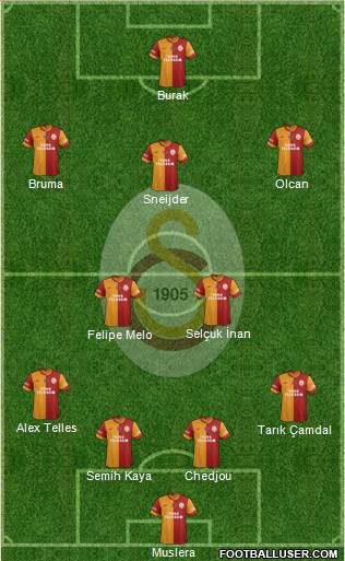 Galatasaray SK Formation 2014