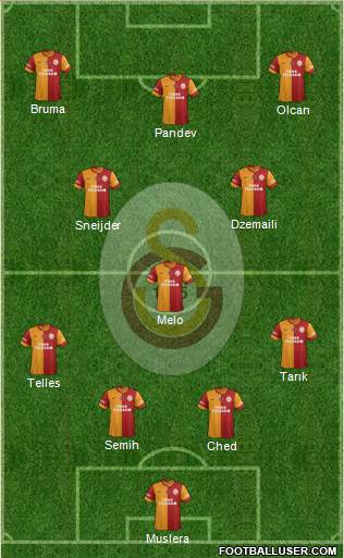 Galatasaray SK Formation 2014