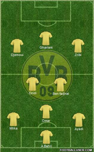 Borussia Dortmund Formation 2014
