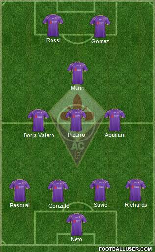 Fiorentina Formation 2014