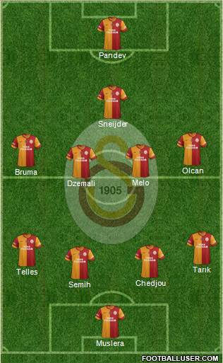 Galatasaray SK Formation 2014