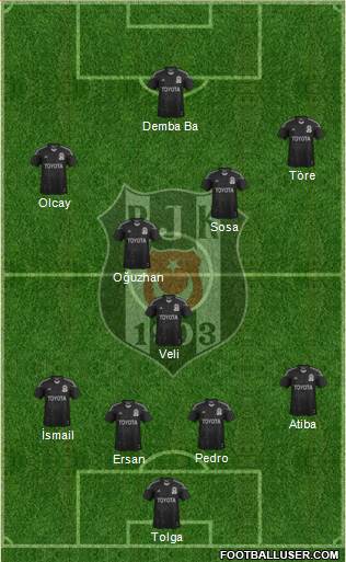 Besiktas JK Formation 2014