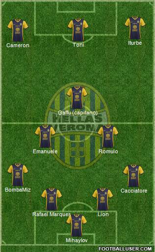 Hellas Verona Formation 2014