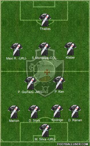 CR Vasco da Gama Formation 2014