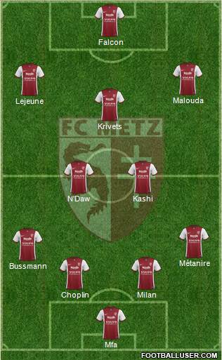 Football Club de Metz Formation 2014
