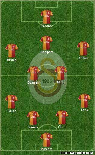 Galatasaray SK Formation 2014