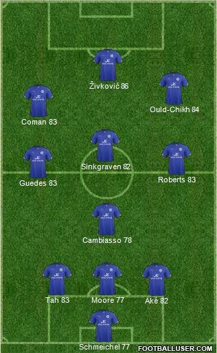 Leicester City Formation 2014