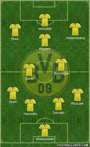 Borussia Dortmund Formation 2014