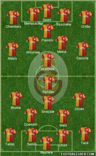 Galatasaray SK Formation 2014