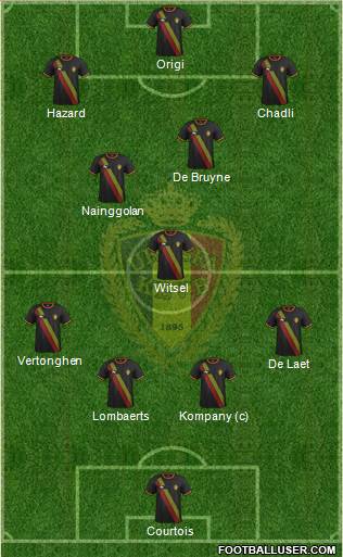 Belgium Formation 2014