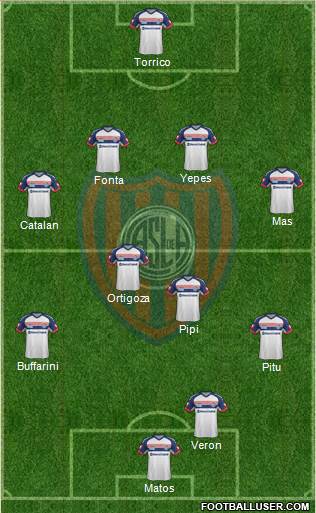 San Lorenzo de Almagro Formation 2014