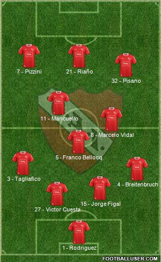Independiente Formation 2014