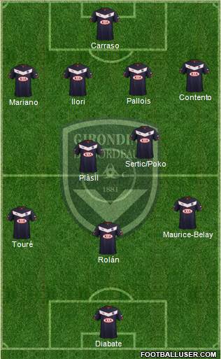 FC Girondins de Bordeaux Formation 2014
