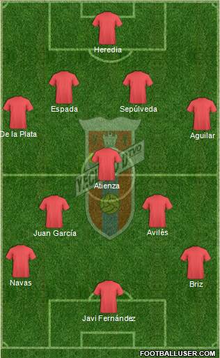 Yeclano Deportivo Formation 2014
