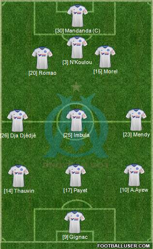 Olympique de Marseille Formation 2014