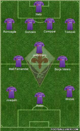 Fiorentina Formation 2014
