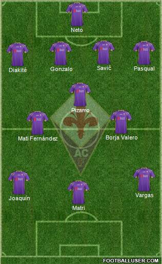 Fiorentina Formation 2014
