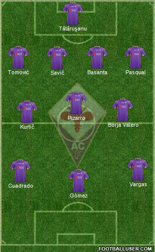 Fiorentina Formation 2014