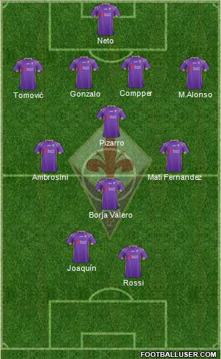 Fiorentina Formation 2014