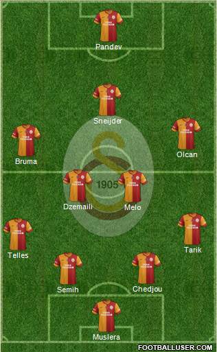 Galatasaray SK Formation 2014