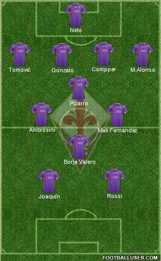 Fiorentina Formation 2014