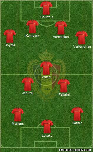 Belgium Formation 2014