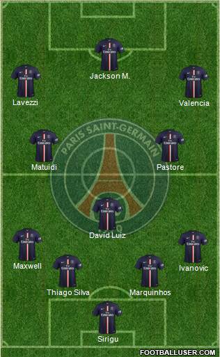 Paris Saint-Germain Formation 2014