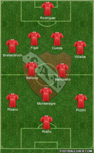 Independiente Formation 2014