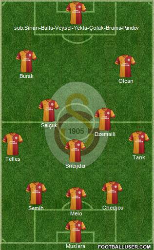 Galatasaray SK Formation 2014