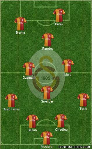 Galatasaray SK Formation 2014