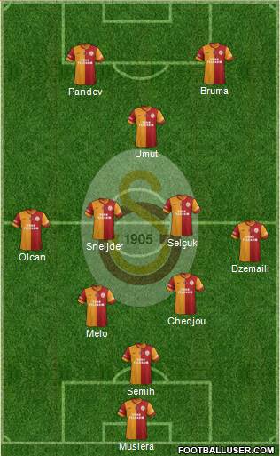 Galatasaray SK Formation 2014