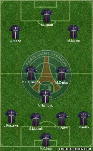 Paris Saint-Germain Formation 2014
