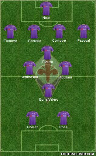 Fiorentina Formation 2014