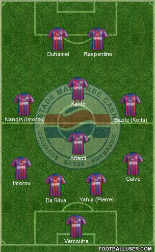 Stade Malherbe Caen Basse-Normandie Formation 2014
