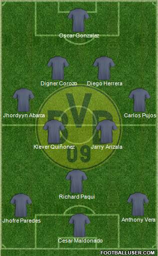 Borussia Dortmund Formation 2014