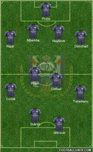 RSC Anderlecht Formation 2014