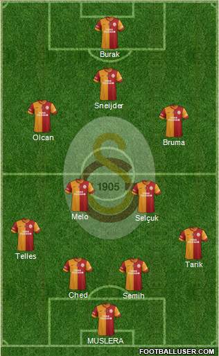 Galatasaray SK Formation 2014