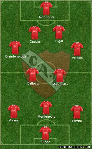 Independiente Formation 2014