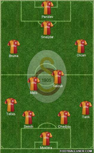 Galatasaray SK Formation 2014