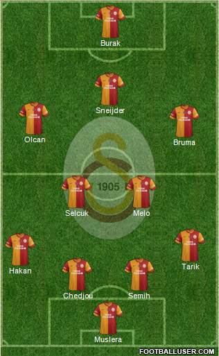 Galatasaray SK Formation 2014