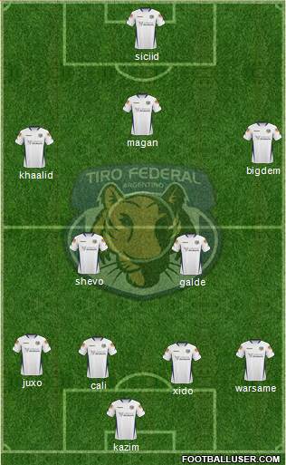 Tiro Federal de Rosario football formation