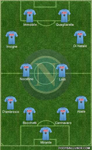 Napoli Formation 2014