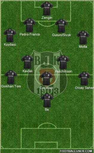 Besiktas JK Formation 2014