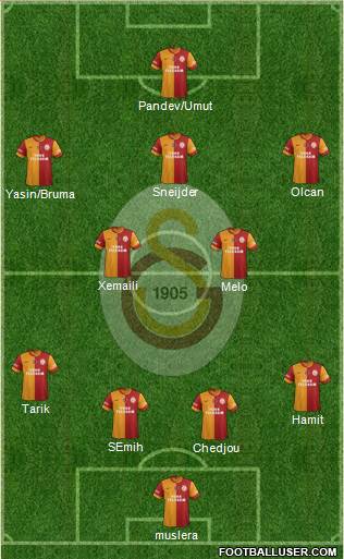 Galatasaray SK Formation 2014